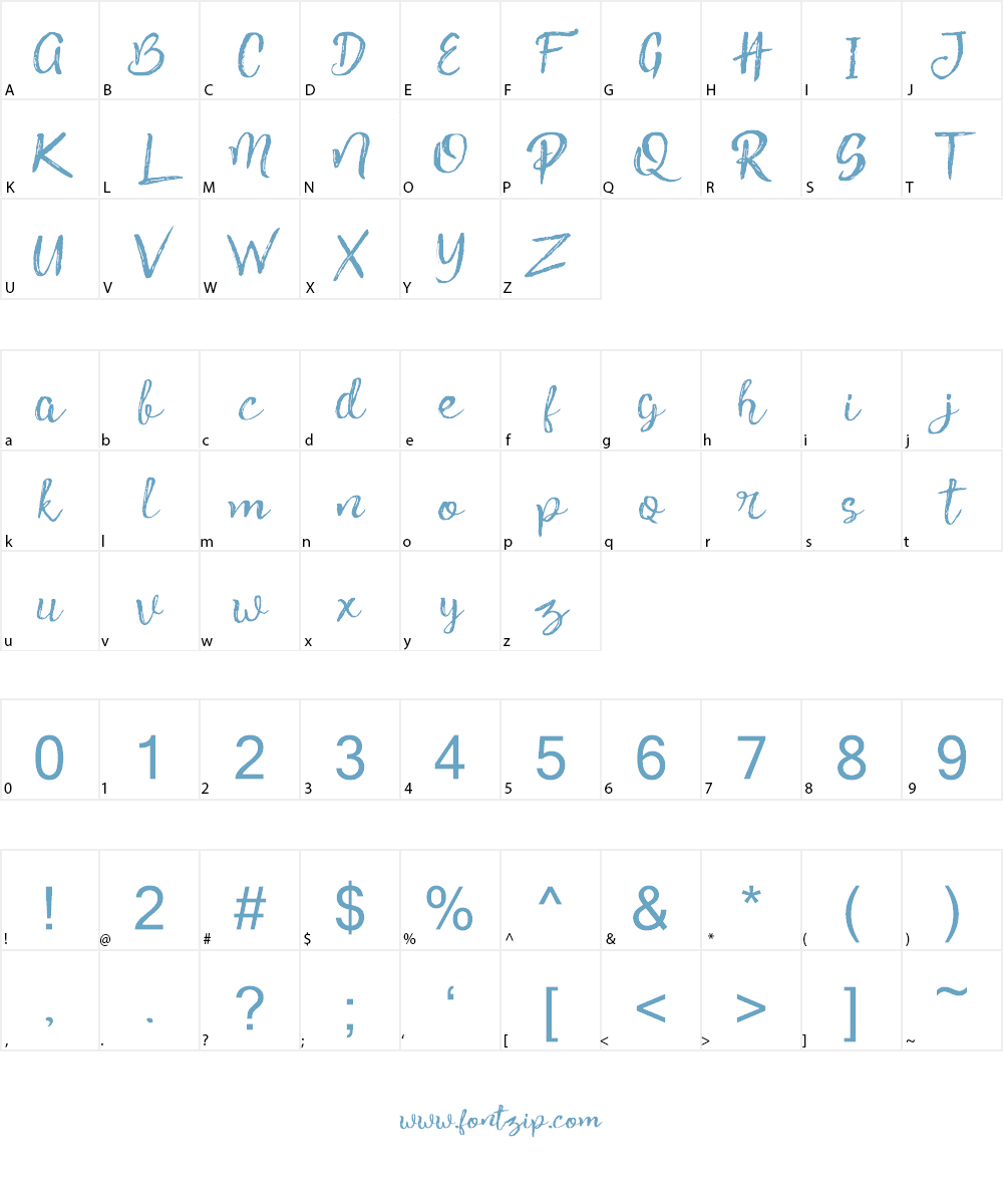 Pink Gladiolus Font Character